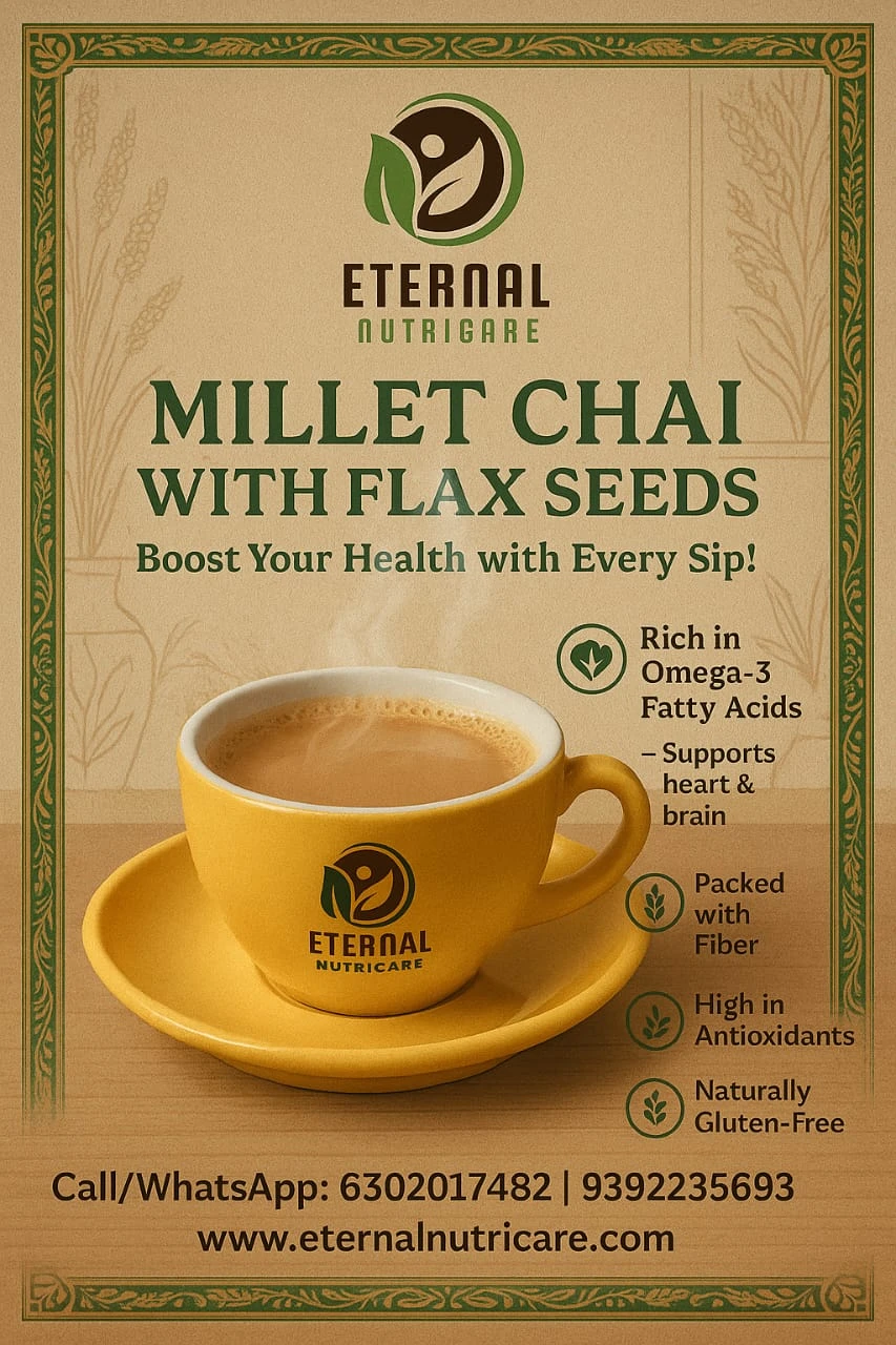 MILLET CHAI WITH FLAX SEEDS